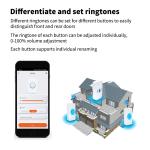 30W Wireless Video Door Bell High Definition Remote Control Smart Wifi Doorbell