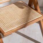 OEM Service Accepted Dining Room Furniture Designer Nordic Solid Wood Rattan