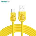 Liquid Silicone Mobile Phone USB Cables Type C Non Twisting Multiscene