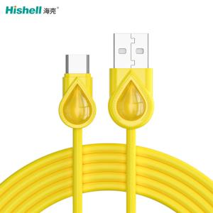 China Liquid Silicone Mobile Phone USB Cables Type C Non Twisting Multiscene factory