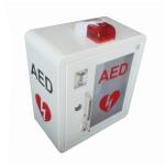Curved Corner Outdoor Indoor Defibrillator Cabinet With Emergency Key