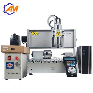 China AMAN 3040 mini cnc router metal cnc engraving machine high prehision 4axis for aluminium on sale factory