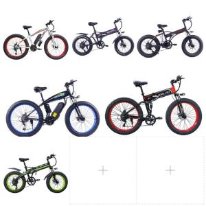 China K8 Fat Tire Folding Electric Bike 1000w With 13AH Lithium Battery Multi Pattern factory