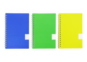China Custom double Spiral Bound Printing Service plastic Hard Cover factory