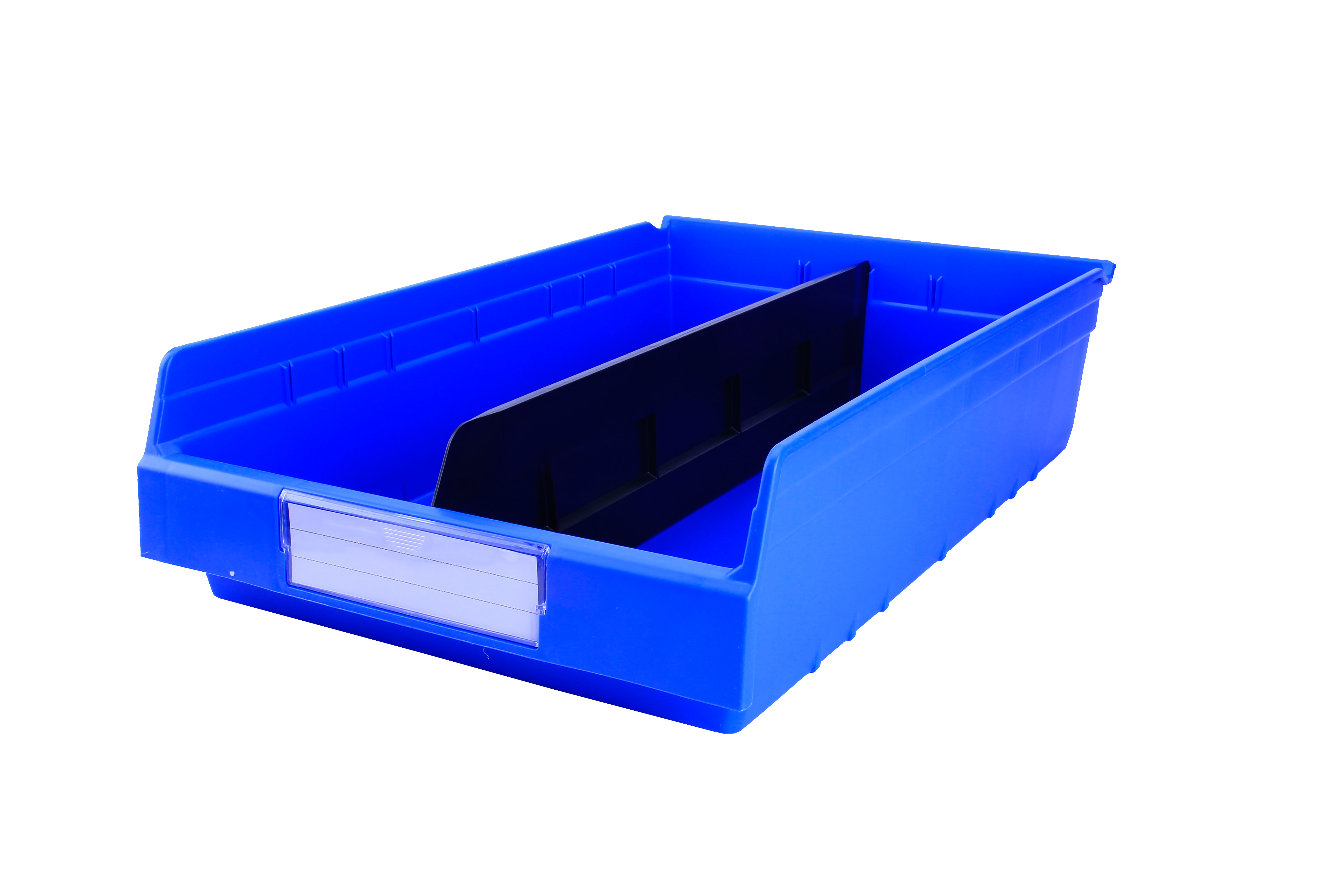 Tool Organization Made Simple Stacking Plastic Shelf Bins for Office and Workshop
