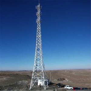 China High Density Transmission Lattice Tower Telecommunication Steel For Power Distribution factory