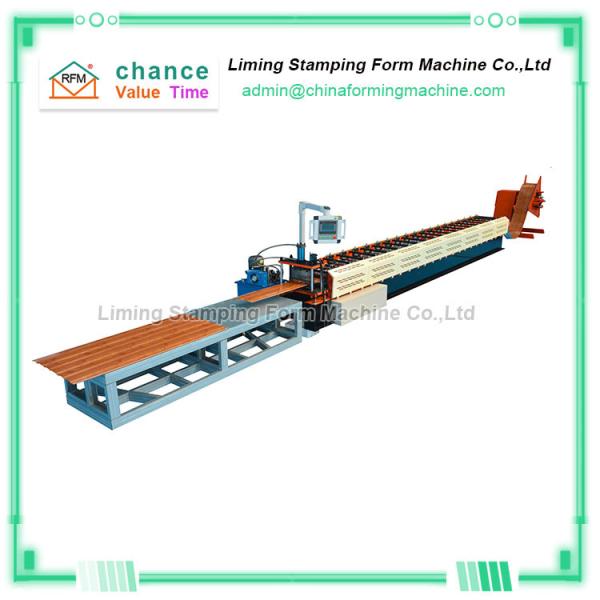 China PPGI Standing Seam Panel Machine , 380V Wall Cladding Machine factory