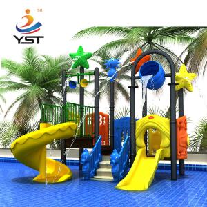 China 2.5 Mm Thickness Commercial Water Slides For Water Park Powder Coated factory