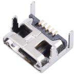 pcb connector micro usb 2.0 type 5 position female through hole + mount smd smt