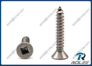 China Stainless Steel 316 Square Drive Contersunk Head Self Tapping Screws factory