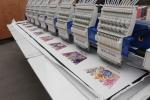 HOLiAUMA high quality 1200 spm 8 heads computer cap t-shirt flat 3d logo