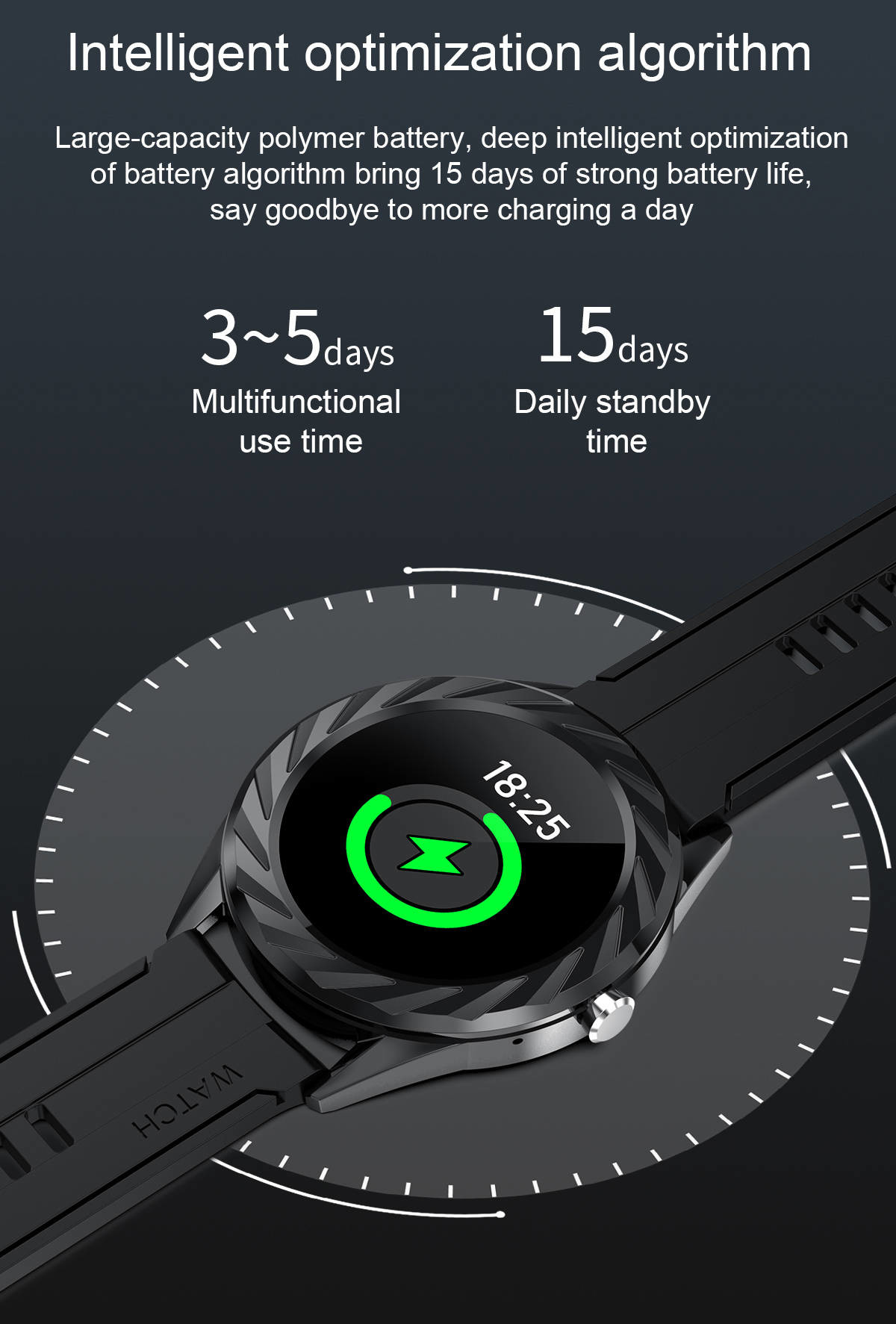 Men Smartwatch Bluetooth Call Heart Rate Monitoring Step Distance Fitness Tracker