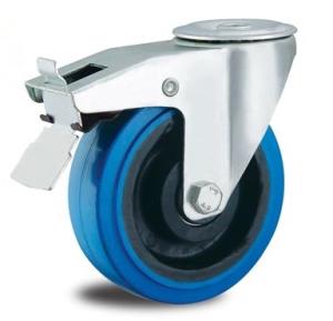 China 8 inch hollow kingpin caster wheels trolley wheels cart casters factory