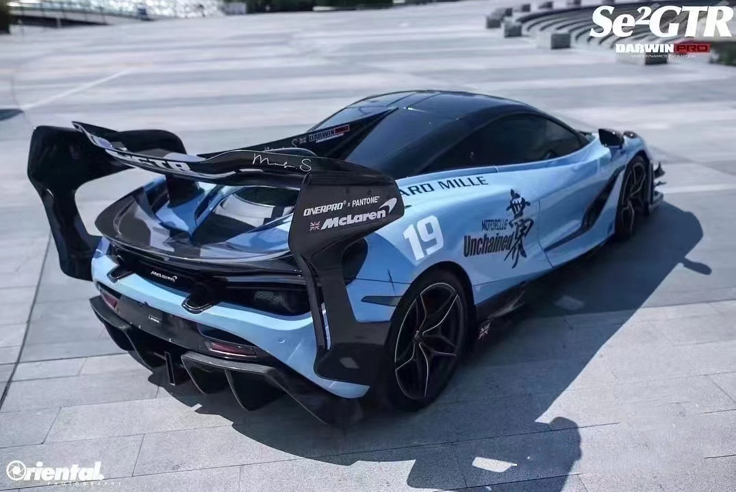 GTR Style 720s Wide Body Kit Mclaren Senna Body Kit Front Bumper Carbon Fiber