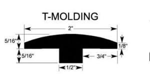 China T moulding for installation for flooring factory