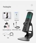 Bidirectional Stereo Cardioid Vocal Microphone 5V USB c condenser microphone