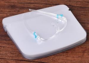 China Clear PET Dismountable Face Shield Protective Film With Glasses Frame factory