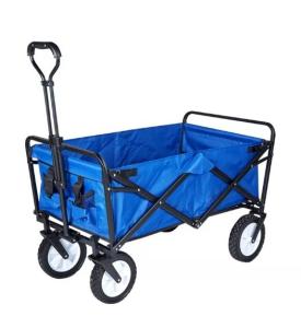 China 8 Inch Narrow Wheel Heavy Duty Steel Shopping Cart Foldable Household Camping Luggage Trolley Tools Usage factory
