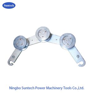 Aluminum Sheave Hook Grounding Block Conductor Stringing Block