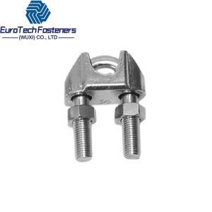 China U-Bolt Wire Rope Clip Din 741 Galvanised Wire Rope Grip Rigging 3Mm 4mm 6mm Stainless Steel factory