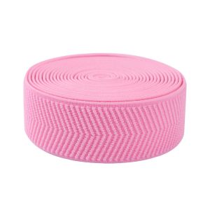 Customizable 3.5cm Polyester Herringbone Elastic Webbing For Garment Production