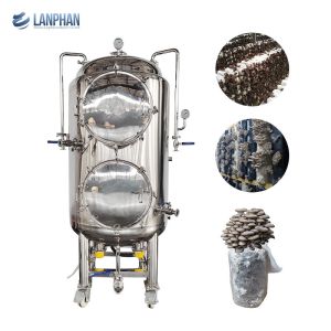 China 330L Industrial Steam Autoclave Bags Mushroom Sterilization Boiler 9KW on sale