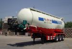 Carbon Steel Stable Cement Bulk , Bulk Tank Truck With 3 Axles For Fly Ash