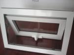 900x900mm Single Glazed Top Hung Awning Window UPVC Profile PVC Awning Glass