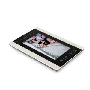 China Fashion design video door phone outdoor station and 7 inch indoor monitor video intercom factory