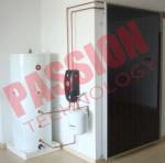 Natural Circulation Split Solar Water Heater 300 Liter Aluminum / Copper