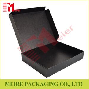China Black color Litho laminated Mailer style box Hinged Lid corrugated Box for delivery factory