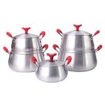 Kitchenware Spin Bottom Aluminium Kitchen Cooking Pot Eco Friendly