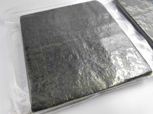 China Japanese Korean Toasted Seaweed Sea Vegetable Sushi Nori 50PCS Full Sheets Half Sheets factory