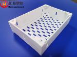 Reusable Corrugated Plastic Box For Seafood , Corrugated Plastic Storage Bins