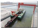 Powerful Steel Dredging Boat 900mm Cutter Head 1432 KW Sand Suction Depth 10m