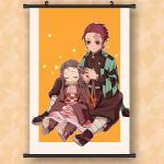 Custom Canvas Manga Wall Art Banner Cartoon Hanging Chainsaw Man Flag