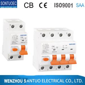 China 300mA Electromagnetic A Type SONTUOEC RCBO Circuit Breaker factory