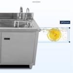 Silver 0.4-1.2mm Stainless Steel Storage Cabinets