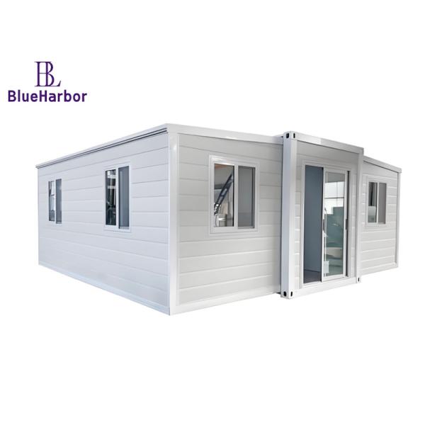 China Flexible Expandable Prefab Steel Frame House Foldable 40ft factory