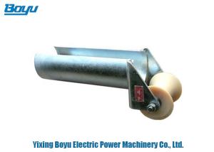 China 80mm Transmission Line Stringing Tools Electrical Steel Cable Roller factory