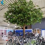 9ft Height Artificial Ficus Tree Round Shape For Fruit Sell Area Decoration