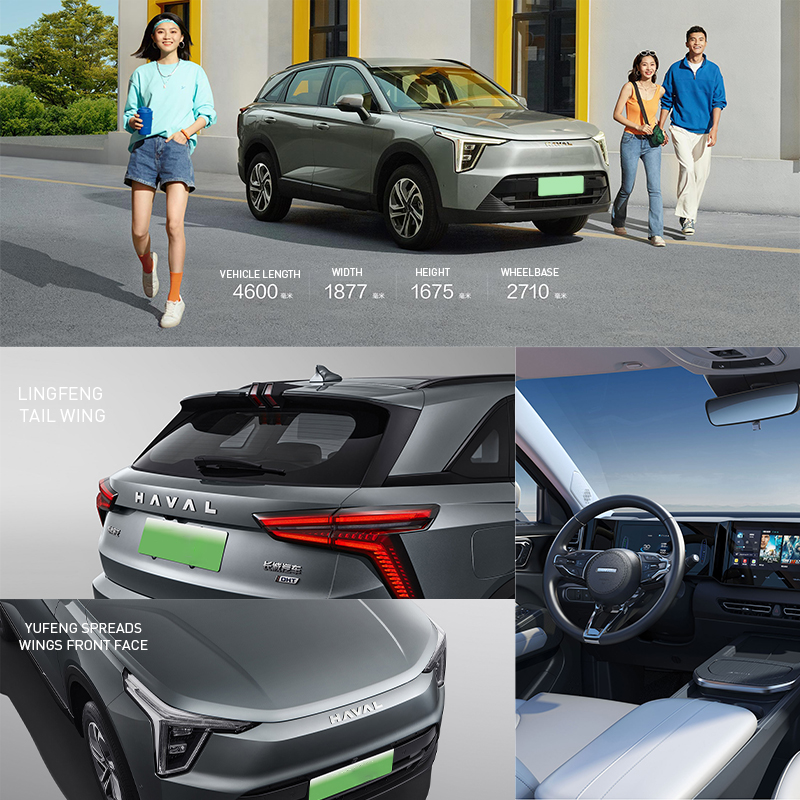 Left Drive 2023 2024 Haval Xiaolong 1.5L SUV 110KM Haval Thunder Fierce Vigorous Dragon Energy Vehicle with ABS anti-lock