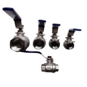 China Carbon Stainless Steel 2PC Floating/Trunnion Ball Valve Pn16 for Gas Water Oil Industrial factory