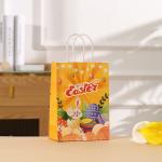 Kraft Paper Easter Bunny Gift Bag for Holiday Party Hand Candy Luxury Packaging