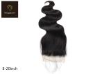 13x4 Lace Frontal Peruvian Body Wave Remy Human Hair Closure 8A Washable