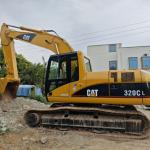 Used CAT 320C L Excavator Travel Speed 5.5km/h 6.4L Displacement