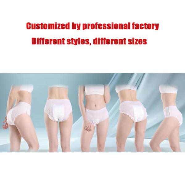 Female Underwear Sanitary Pants Disposable Period Menstrual Panties For Women Padded Panties