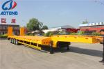 60-100 Ton Low Bed Tractor Trailer Heavy Duty
