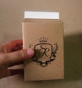 China Custom design recycle eco-friendly kraft paper gift box with bottom lock factory