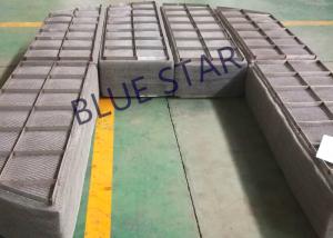 China Stainless Steel Knitmesh Demister , Round / Rectangle Mesh Pad Mist Eliminator factory
